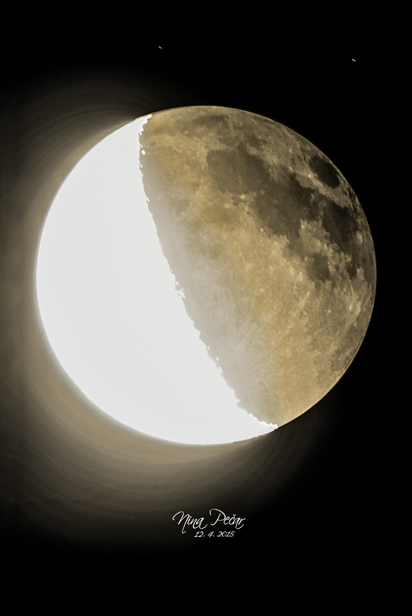 Senčna stran lune, april 2015